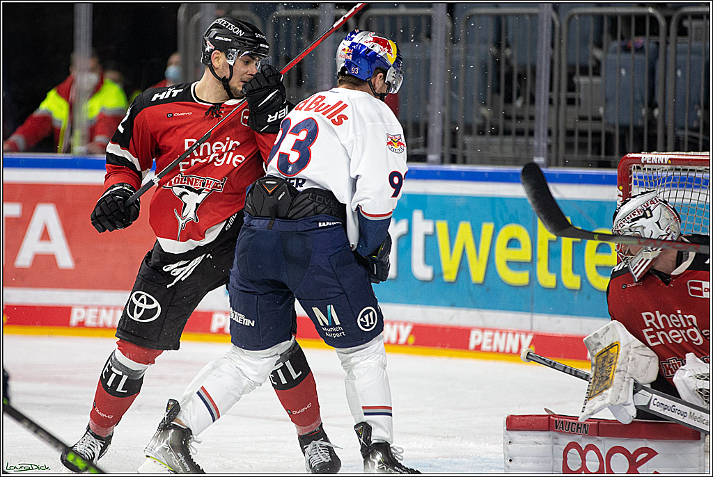PENNY DEL;  Koelner Haie - Red Bull Muenchen; Koeln, 18.02.2022